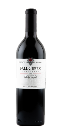 Fall Creek Vineyards Tempranillo Private Reserve *Salt Lick Vineyards* Texas Hill Country 2021