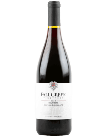 Fall Creek Vineyards Mourvédre Terroir Reflection VINEYARD ESTATES ATX Texas Hill Country 2022